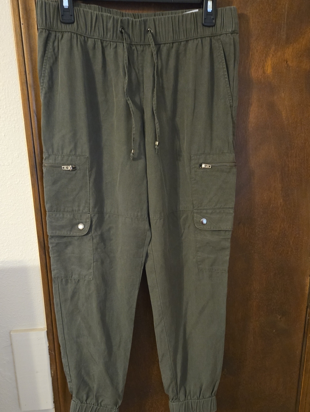 Banana Republic Olive Green Cargo Joggers